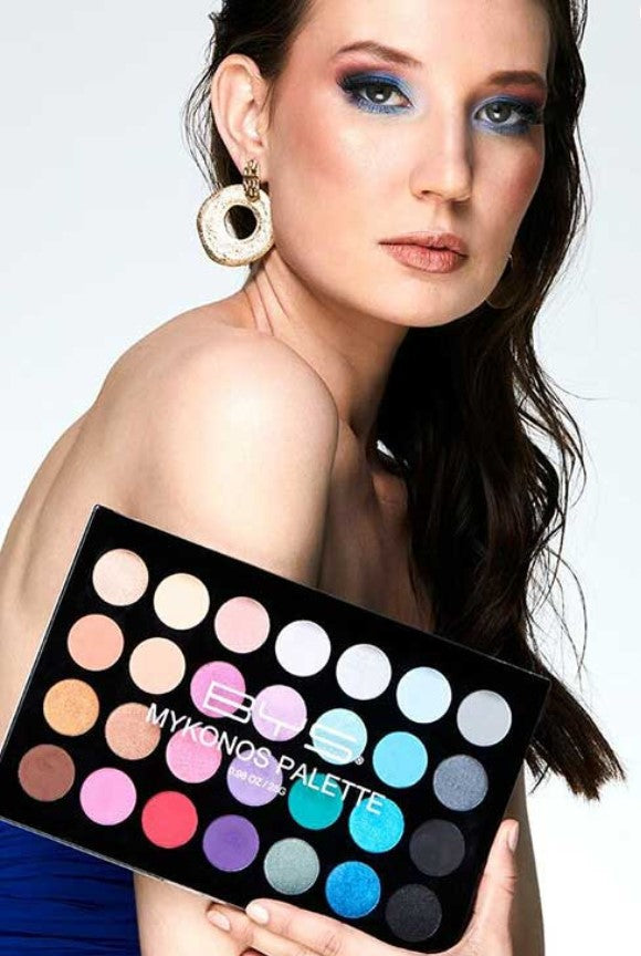BYS Mykonos Eyeshadow Palette 28 Väriä
