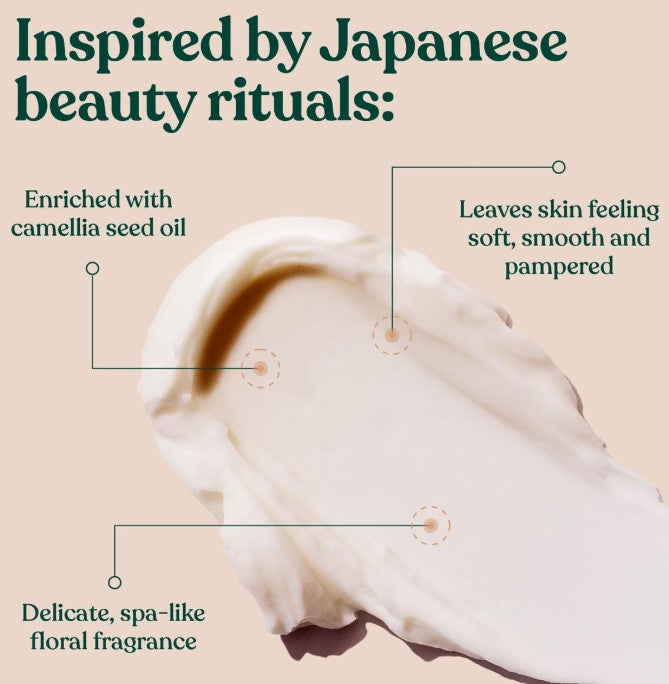 THE BODY SHOP SPA OF THE WORLD, JAPANESE CAMELLIA CREAM Vartaloemulsio (300 ml)