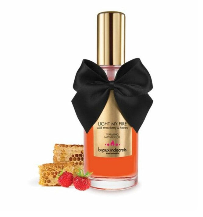 Eroottinen hierontaöljy Bijoux Cosmetiques Light My Fire 100 ml