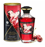 Eroottinen hierontaöljy Shunga Cherry (100ml)