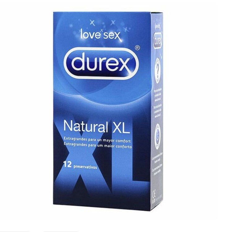 Kondomit Durex Natural Xl (12kpl)