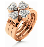 Naisten sormus Folli Follie Clover Diamond (16)