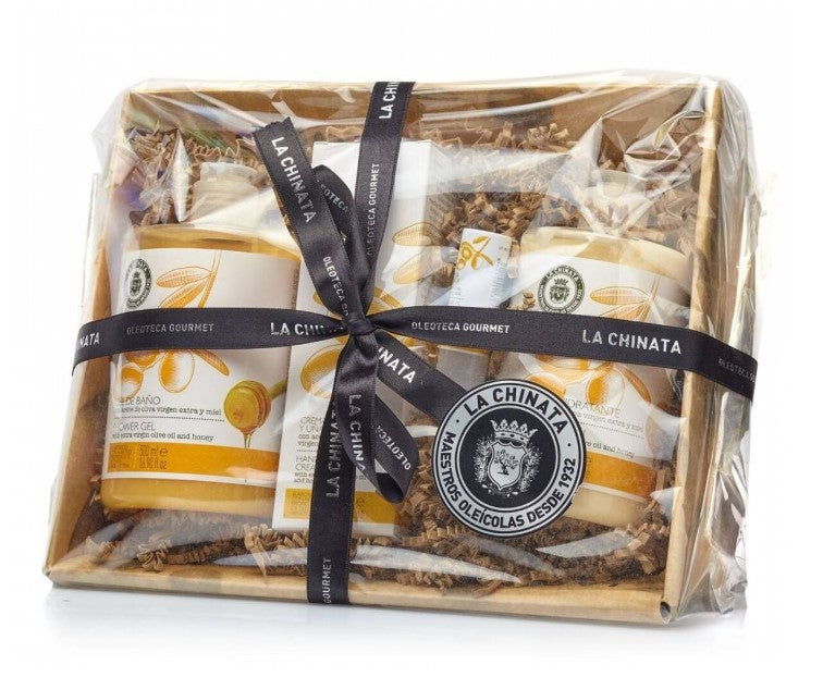 Kosmetiikkasetti La Chinata Honey Cosmetic Basket