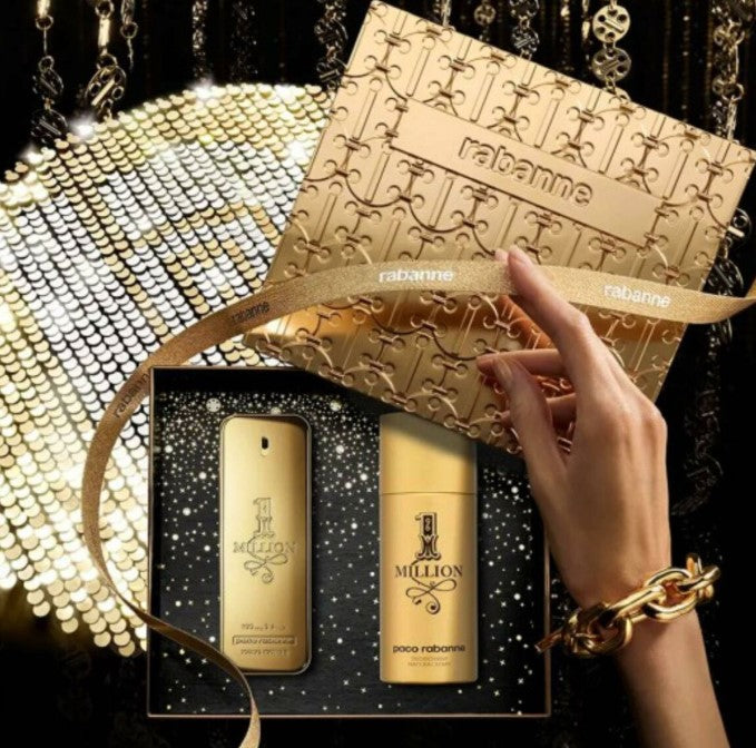 Paco Rabanne 1 Million, tuoksu ja deodorantti lahjasetti (100ml)