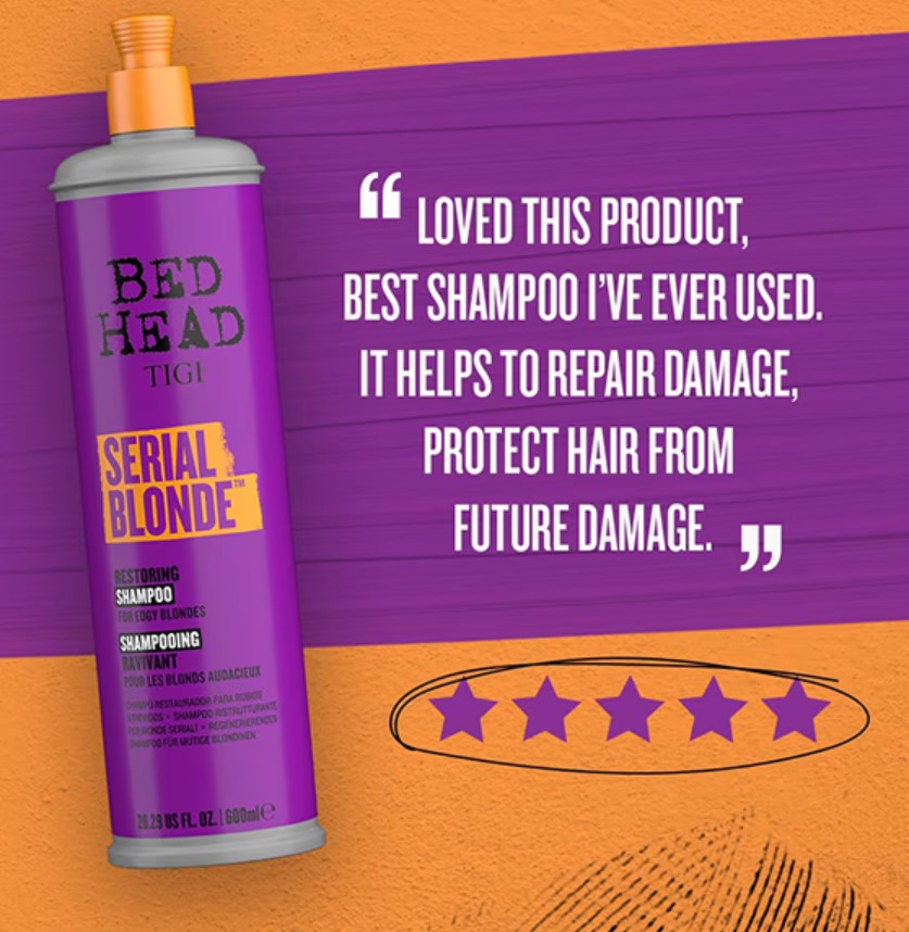 Korjaava shampoo Tigi Bed Head Serial Blonde (400 ml)