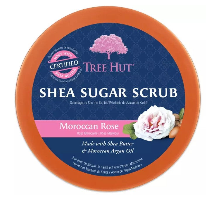 TREE HUT MOROCCAN ROSE SHEA SUGAR SCRUB (510g)